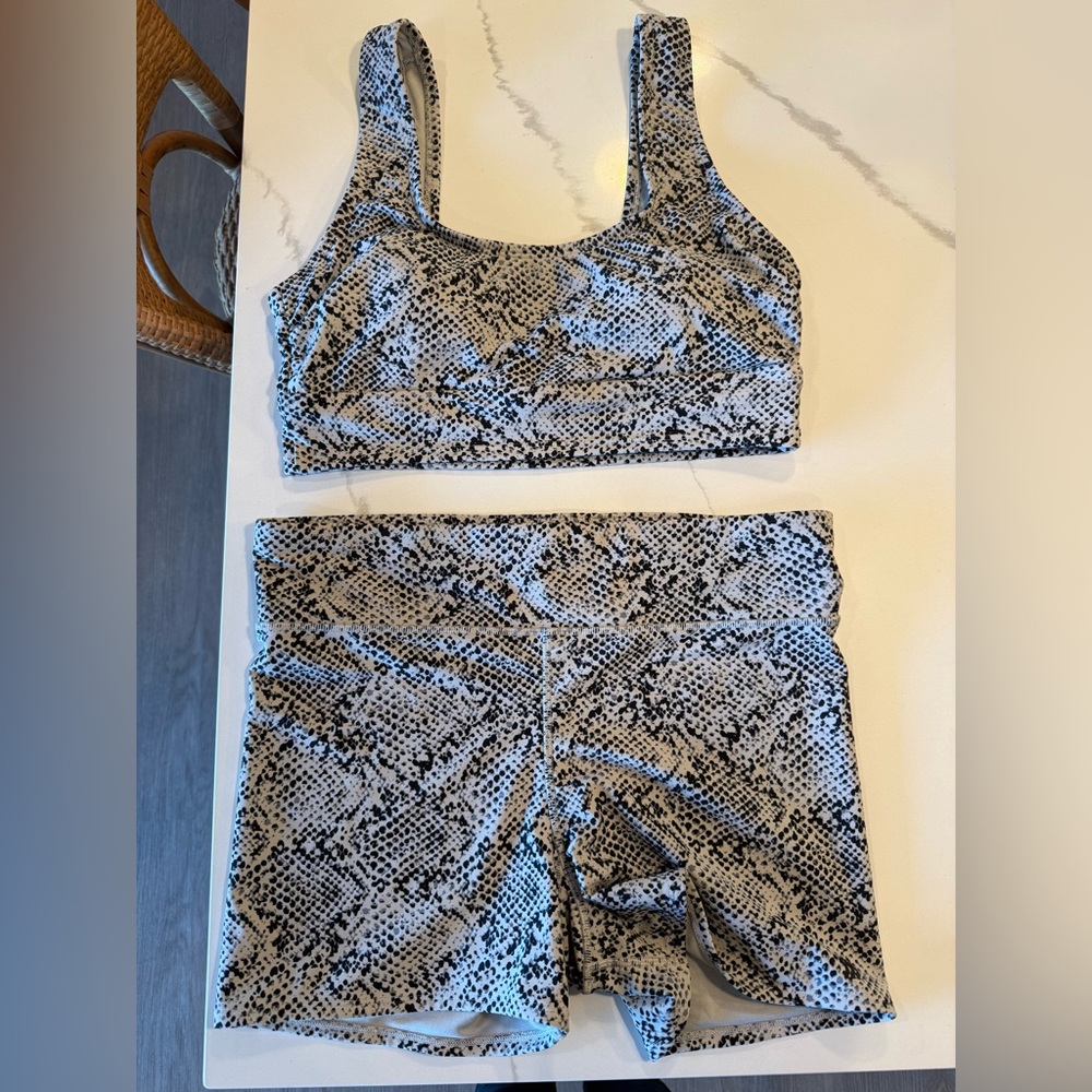 all in motion Snake Print Swim Set
